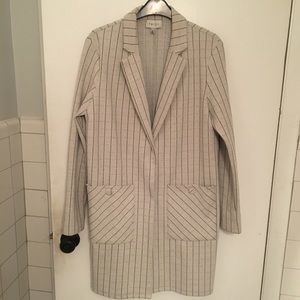 Anthropologie Longline Knit Blazer